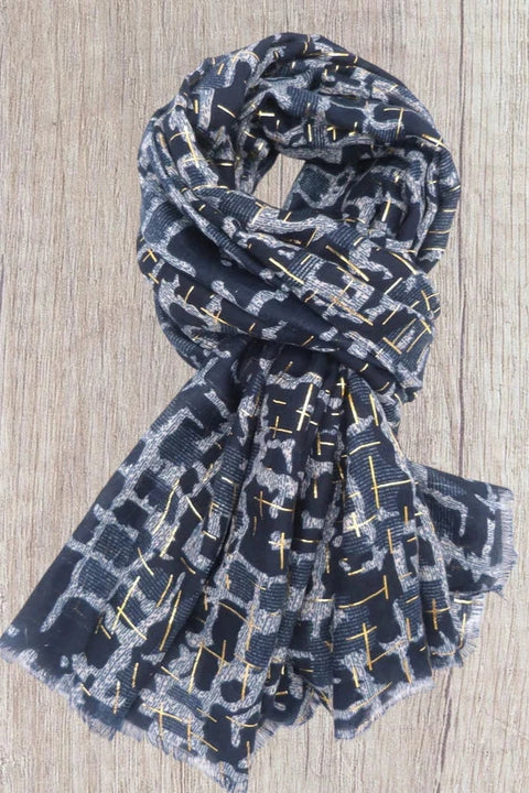 Morna Abstract Print Scarf