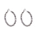 Cressida Textured Hoop Earrings