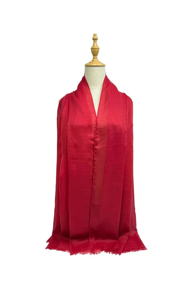 Carly Plain Silky Scarf