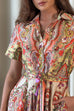 Aurora Paisley Print Shirt Dress