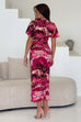 Lucia Abstract Print Midi Dress