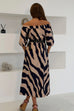 Kit Bardot Animal Print Dress