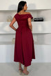 Betty Asymmetric Midi Dress