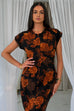 Terri Ruched Waist Midi Dress