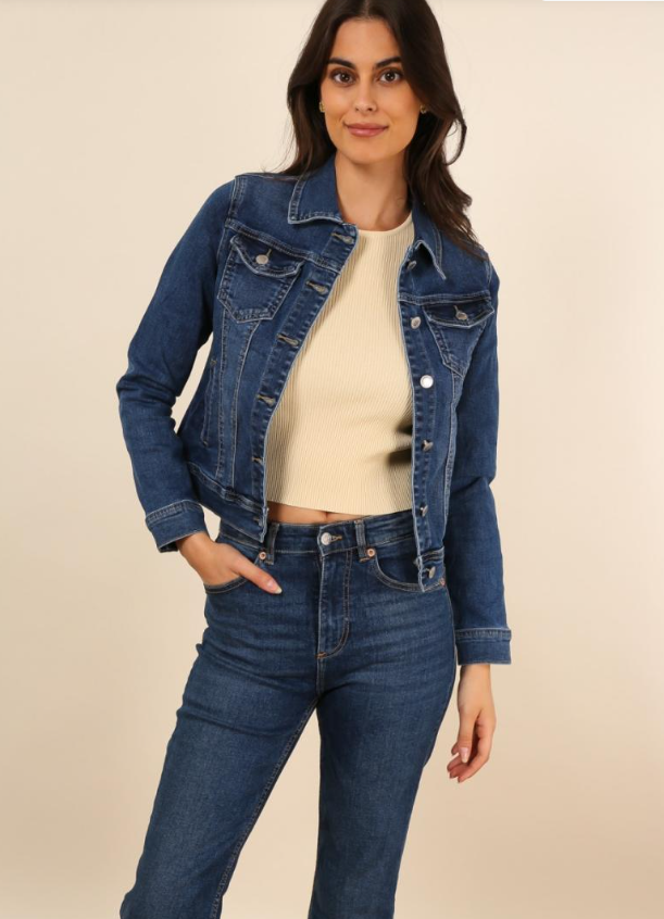 Denim jacket sale womens on sale uk