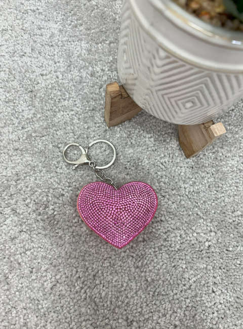 Carla Heart Keyring/Handbag Charm