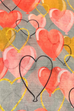 Lovina Romantic Heart Print Scarf
