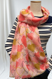 Lovina Romantic Heart Print Scarf
