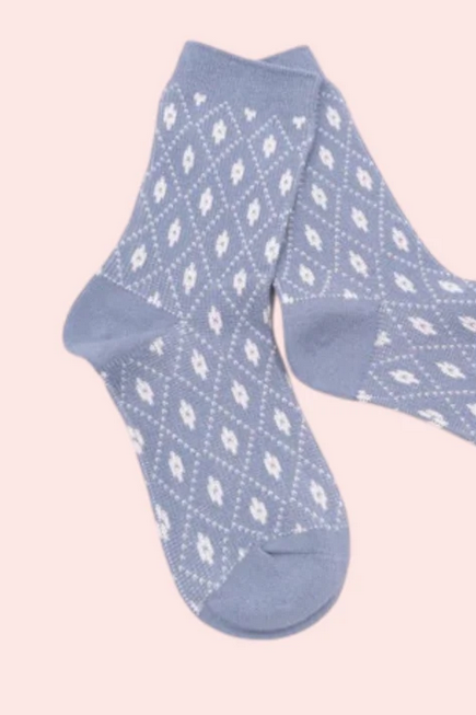 Nettie Petal Print Socks