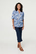 Leni Paisley Print Frill Detail Shirt