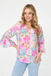 Pamela Petal Print Top