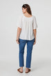 Angie Textured Bardot Top