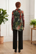 Brodie Textured Paisley Cowl Tunic Top
