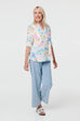 Skylar Floral Print Blouse Top