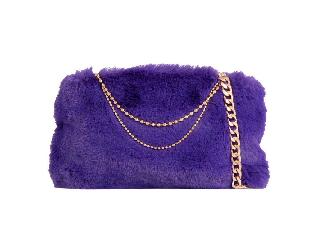 chanel fur bag