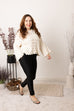 Shania Knitted Scalloped Overtop