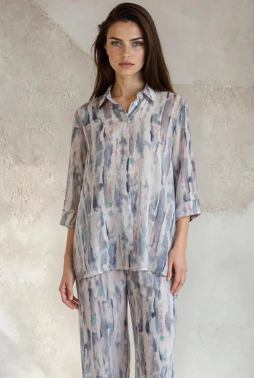 Amanda Watercolour Print Shirt