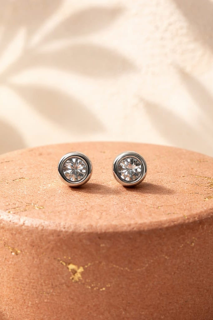 Amelia Diamante Stud Earrings
