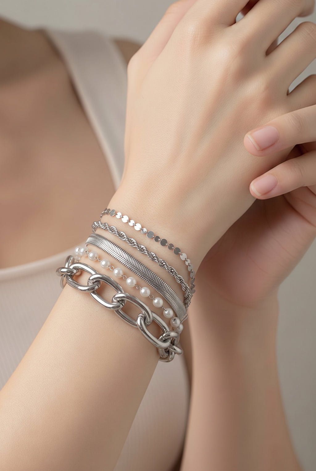 June Chain Bracelet Set