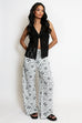 Karrie Front Tie Crochet Waistcoat