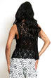 Karrie Front Tie Crochet Waistcoat
