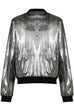 Meave Metallic Bomber Jacket