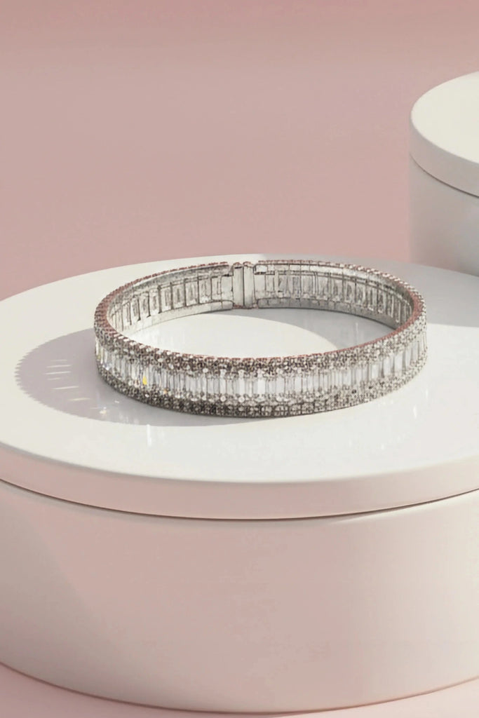 Zara Stretchy Crystal Forever Bangle