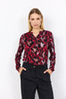 Marica Abstract Camo Print Top