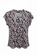 Nicola Abstract Button Front Top