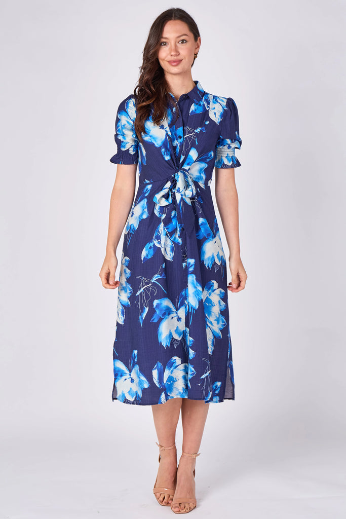 Shannon Floral Print Shirt Dress