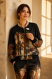 Venezia Statement Suedette Bomber Jacket