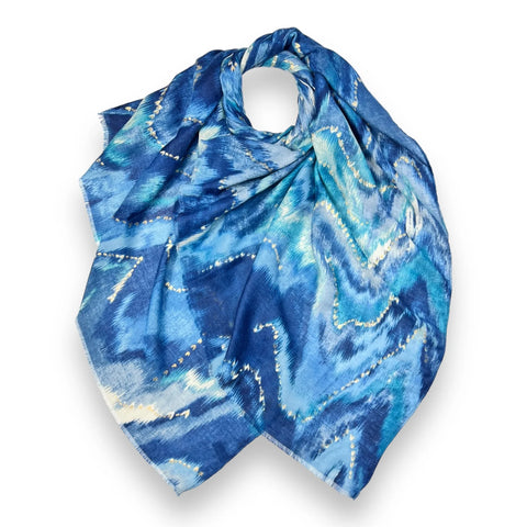 Nina Zig Zag Print Scarf