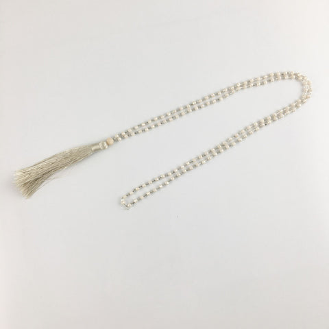 Catalina Beaded Tassel Necklace