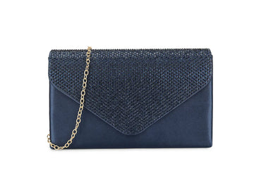 Silver gem 2025 clutch bag