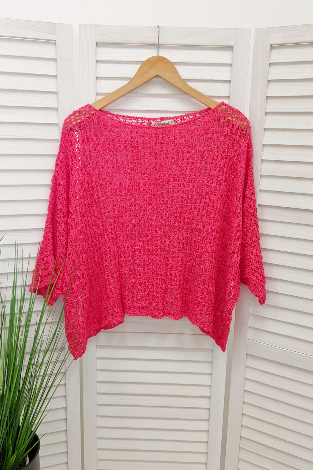 Annabeth Popcorn Knit Poncho