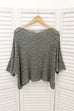 Annabeth Popcorn Knit Poncho