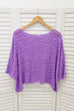 Annabeth Popcorn Knit Poncho