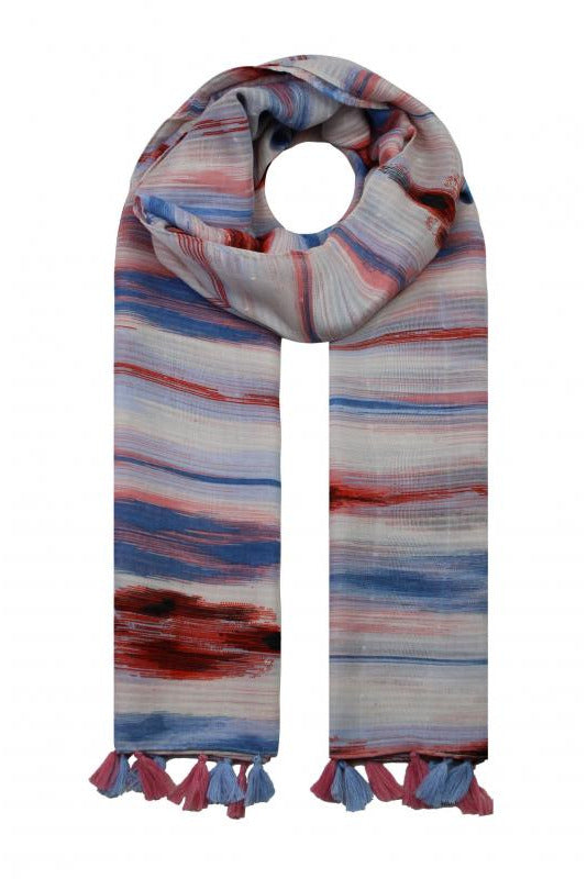 Fifi Wave Print Scarf